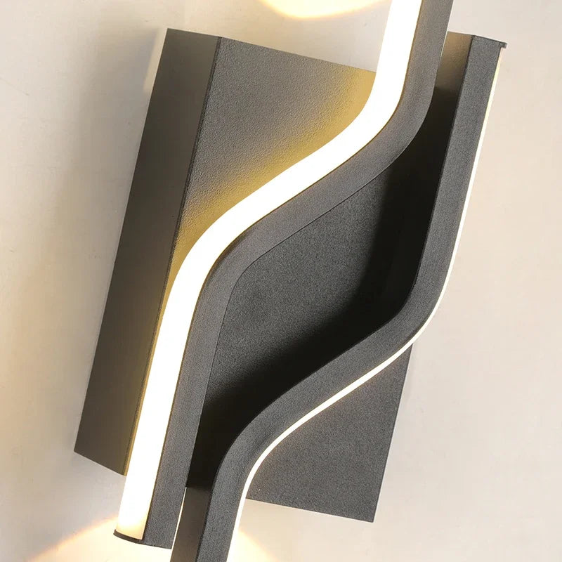 Modern LED Wall Light Minimalist Vertical Light Fixture Sleek Black Sconce For Living Room Bedroom Hallway Indoor Lighting Decor