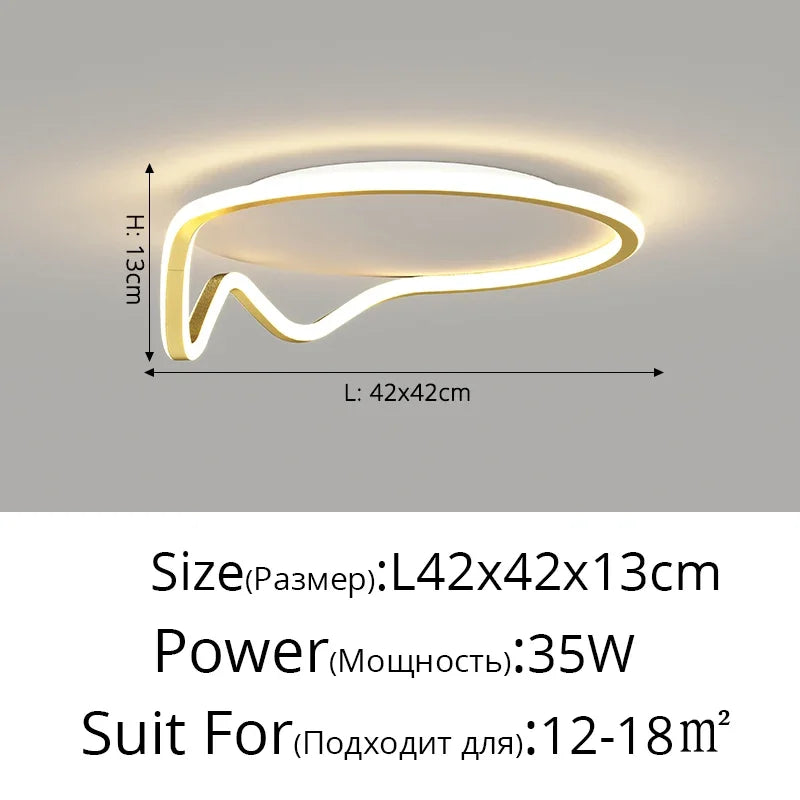 Villa Office LED Chandelier New Shape For Foyer Bedroom Dining Room Studyroom Hotel Restaurant Living Room Kitchen Indoor Lamp
