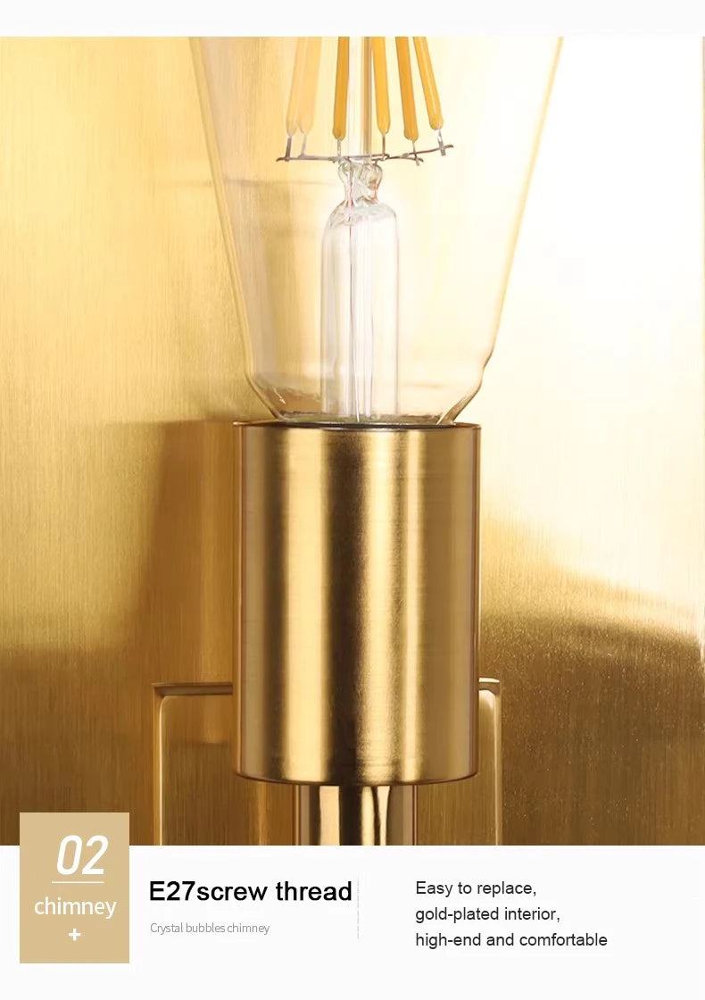Outdoor Waterproof Wall Lamp - All Aluminum Moisture-Proof Decorative Lighting for Balcony Entrance Door Courtyard Garden