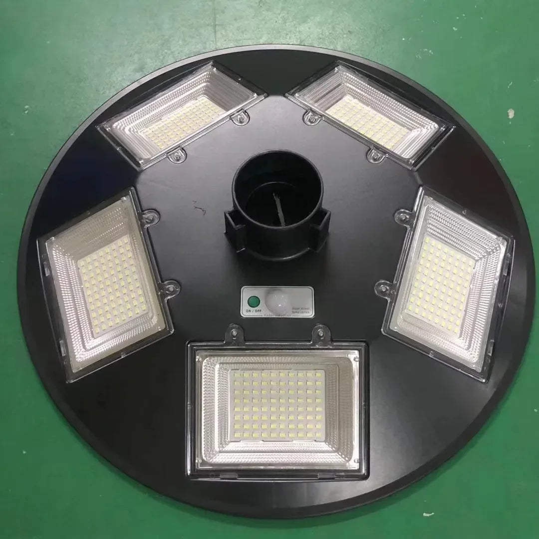 Solar Street Light 300W 400W 500W Waterproof Yard Lamp PIR Motion Sensor Garden Outdoor UFO Lighting with Remote