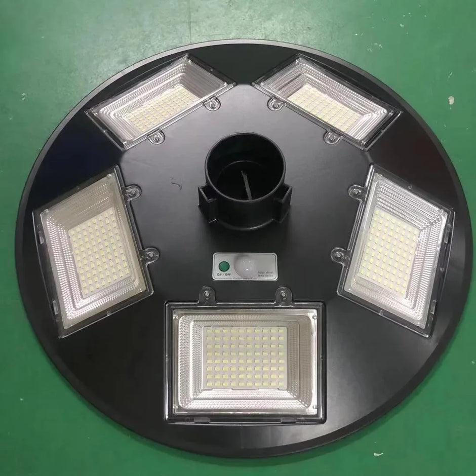 Solar Street Light 300W 400W 500W Waterproof Yard Lamp PIR Motion Sensor Garden Outdoor UFO Lighting with Remote