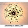 VIOLET Modern Crystal Ceiling Light American Country LED Creativity Living Room Dining Room Bedroom Coffee shop clothing store
