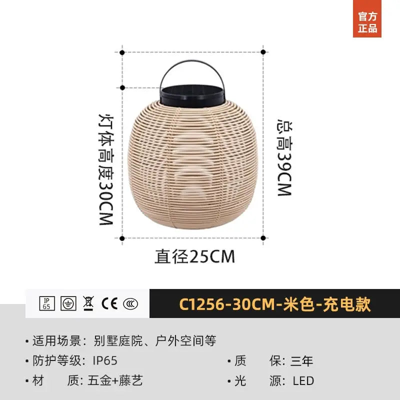 LED Solar Powered Handheld Light Outdoor Waterproof Courtyard Garden Lawn Landscape Decoration Atmosphere Lighting Fixtures