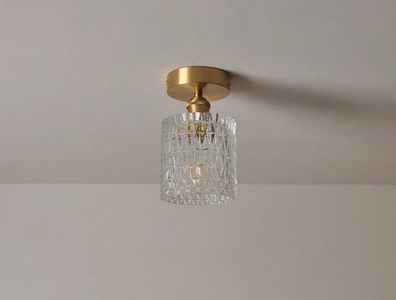 Modern Pendant Ceiling Lamp with Glass Shade for Kitchen Aisle Balcony Bedroom Home Art Deco Led Ceiling Lights Fixtures E27
