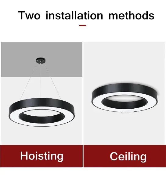 Creative Hexagonal Led Lamps Office Chandelier Round Simple Y-shaped splicing Special-Shaped Chandelier Gym Office Light
