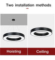 Creative Hexagonal Led Lamps Office Chandelier Round Simple Y-shaped splicing Special-Shaped Chandelier Gym Office Light