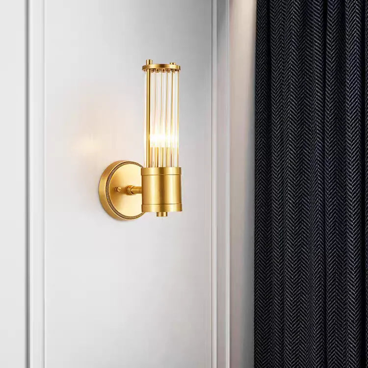 Modern Crystal Led Brass Wall Light Bedroom Living Room Corridor Dining Room Lighting Decoration Indoor Decoration Wall Lamps