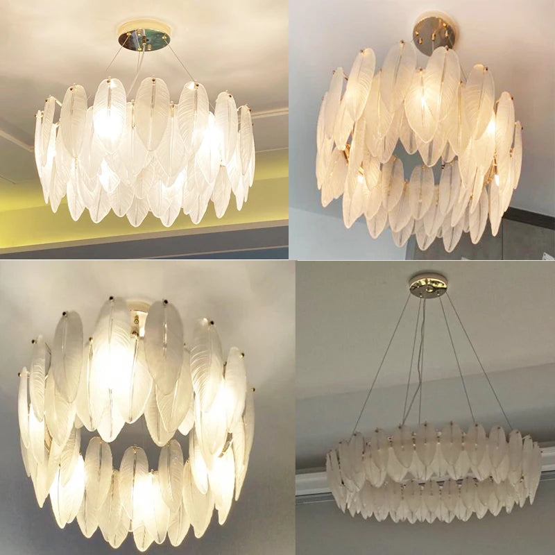 Modern dining room crystal chandelier kitchen LED ceiling chandelier living room crystal lamp home decor chandelier lighting