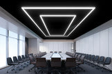 Honeycomb LED Rectangle Lighting Office Gym Desk Barber Workshop Ceiling pendant Light Color change Dimmable Garage Hexagon Lamp