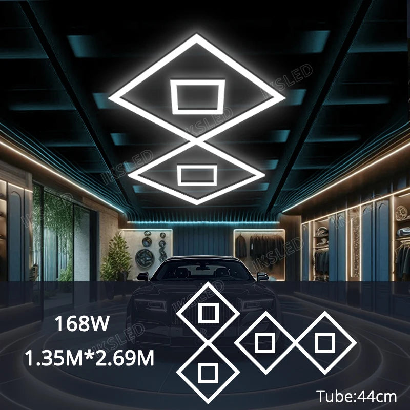 Dimmable  Hexagonal-shaped LED Light  Garage Light High-quality, life Shots, garage/Hair salon Light Honeycomb light AC85-265V
