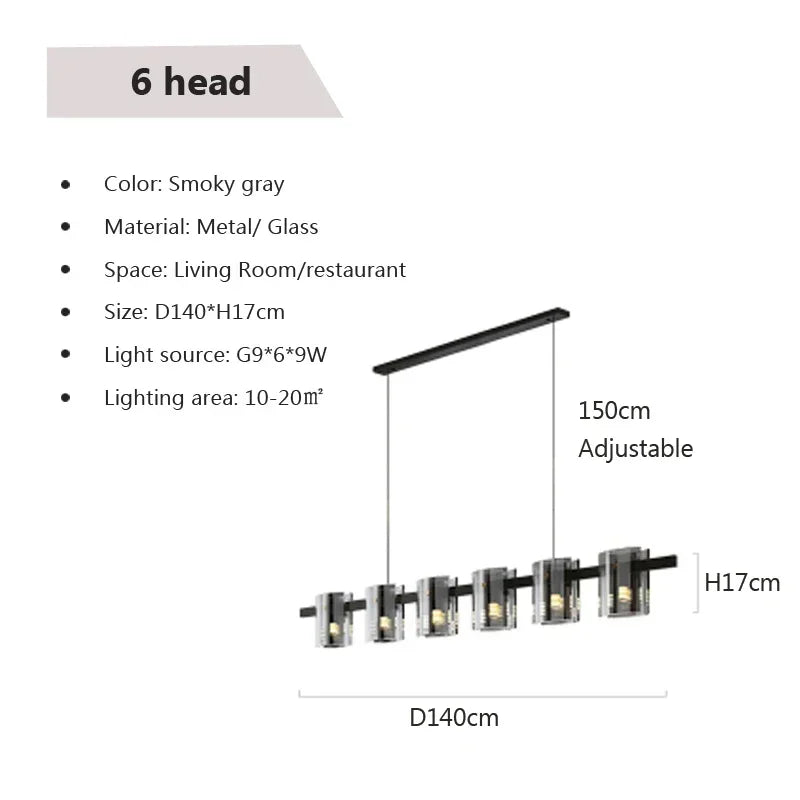 Modern Luxury Living Room Pendant Light Minimalist Bedroom Designer Home Lamp Creative Restaurant Bar Counter Main Light