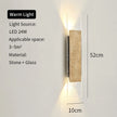 Outdoor Waterproof Wall Lamps Strip Natural stone Wall Lights 18W LED  Porch Wall Sconces  Bedroom Exterior Lighting Fixtures