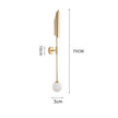 Moderm Luxury Single Double Head Wall Lamp Golden Lnclined Tube Wall Light Mirror Light Stair Living Room Bedroom Deco Luminaire