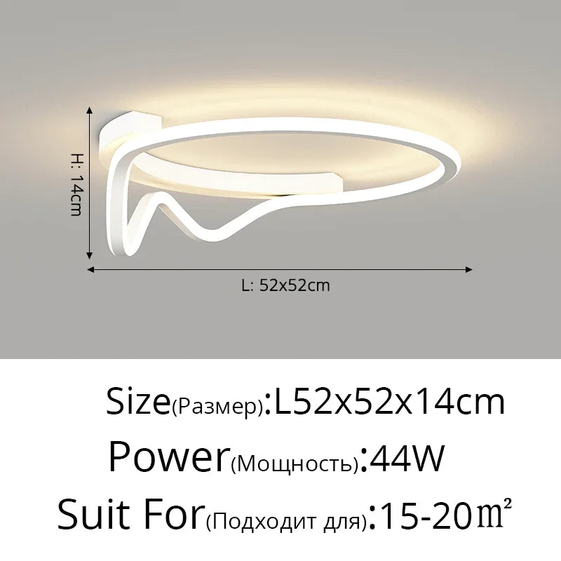 Villa Office LED Chandelier New Shape For Foyer Bedroom Dining Room Studyroom Hotel Restaurant Living Room Kitchen Indoor Lamp