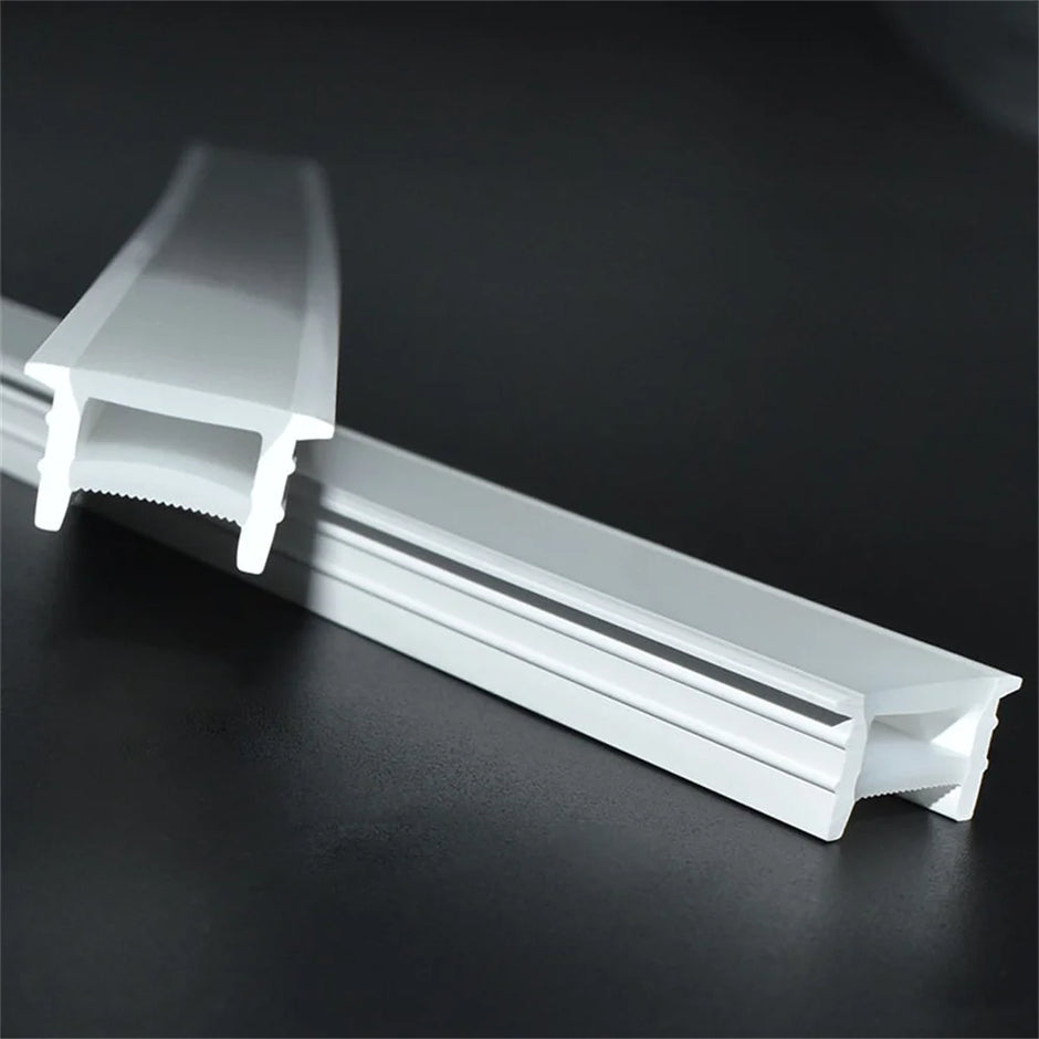 1-10M LED Neon Rope Tube Recessed Silicone Diffuser Channel For WS2811 RGB Indoor Decor Outdoor Waterproof Flexible Strip Light