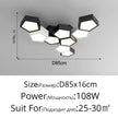 Nordic Designer Combination Honeycomb LED Indoor Ceiling Lamp,Remote Dimming Lustres Living Room Pendant Light Bedroom Decor