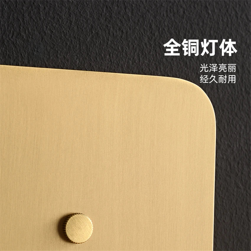 Modern Gold Full Copper Glass Living Room Wall Lamps Hotel Lobby Aisle Villa Bathroom Bedroom Home Art Deco Wall Lights