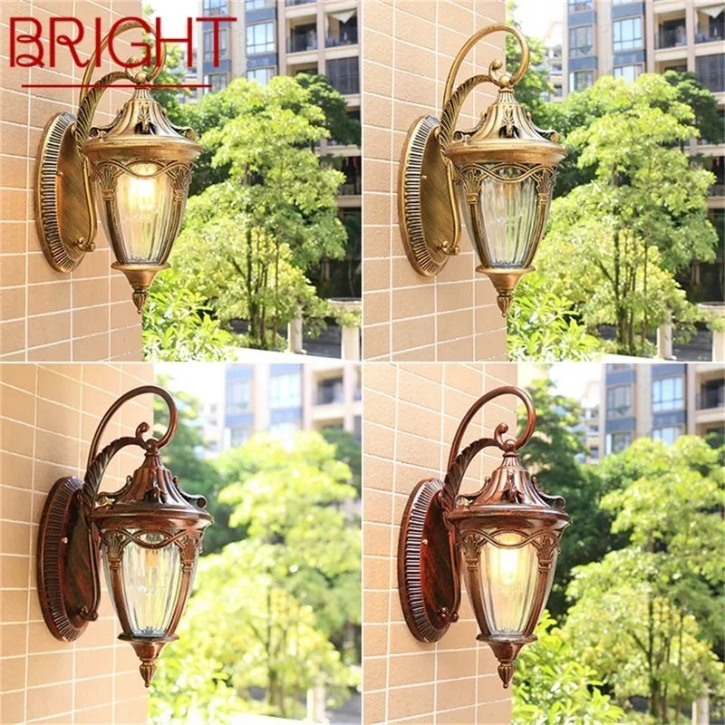 Outdoor Wall Lamp Classical Light Retro LED Sconces Waterproof ideal for  Decoration