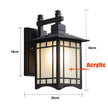Modern Minimalist Wall Lamp Waterproof Outdoor European Style Courtyard Balcony Lighting for Chinese Corridor Aisle