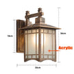Modern Minimalist Wall Lamp Waterproof Outdoor European Style Courtyard Balcony Lighting for Chinese Corridor Aisle