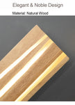 Modern Mirror Led Light Bedside Lamp Wabi Sabi Nordic Cracked Wood Wall Lamp for Living Room Hallway Office Decoration Lamp