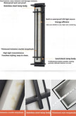 Outdoor Wall Lighting Modern simple villa Waterproof wall lamp Exterior wall Porch Balcony Stainless steel Garden Terrace light
