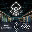 Dimmable  Hexagonal-shaped LED Light  Garage Light High-quality, life Shots, garage/Hair salon Light Honeycomb light AC85-265V