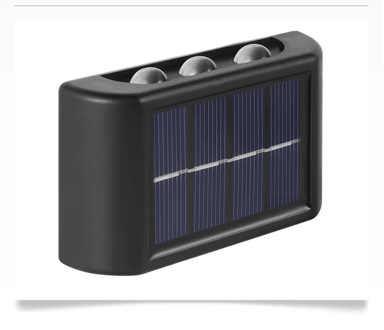 Solar LED Outdoor Light Solar Lighting Sensor Lamp Streetlights Exterior Garden Decoration Garland Waterproof Solar Wall Light
