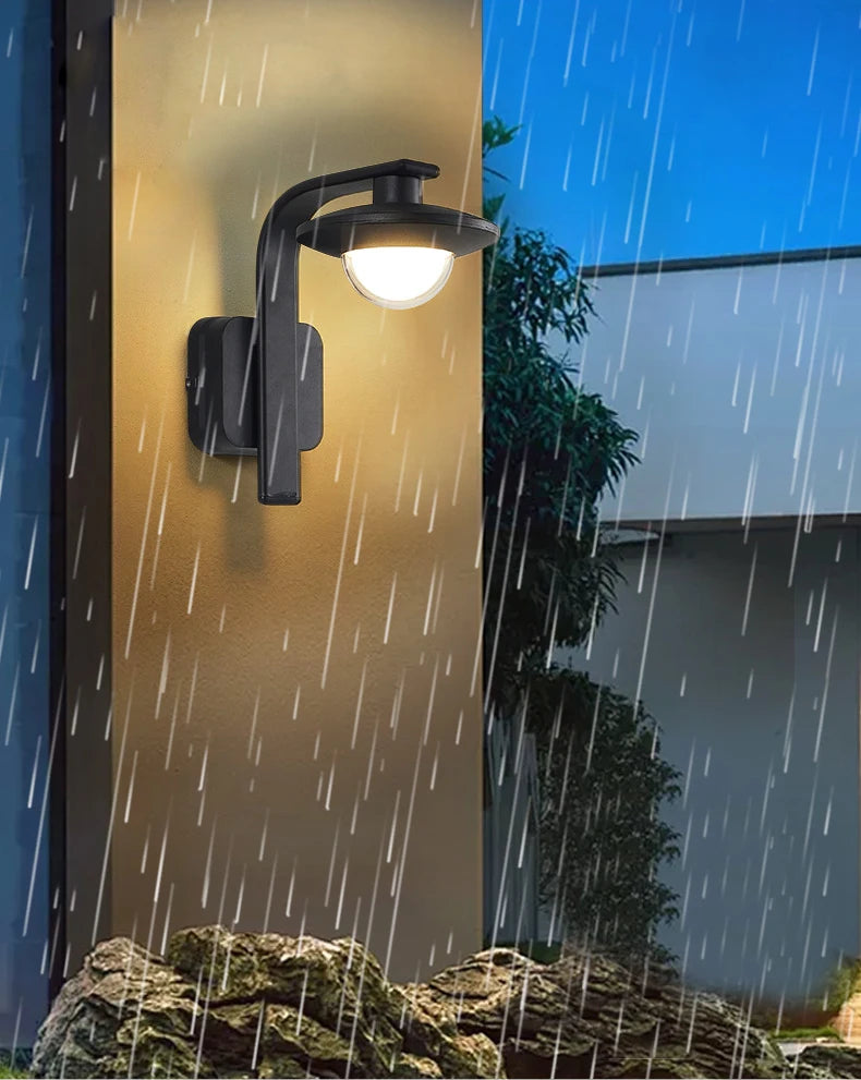Waterproof LED Wall Light Creative Wall Light IP65 Courtyard Corridor Wall Decoration Modern Garage Balcony Atmosphere Light