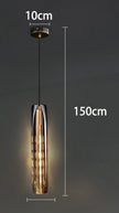 Nordic Minimal LED Pendant Lights Tubes Shaped Chandeliers Home Decor Dinning Living Rooms Villa Island Counter Lighting Fixture