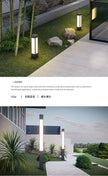 Landscape lights are connected to the community, garden landscape lights, and courtyard lights are now made of solar energy