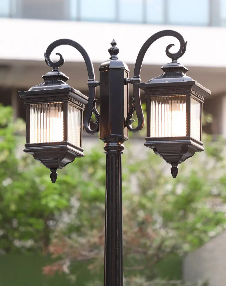 Double Ended Courtyard Outdoor Waterproof Lawn Landscape Community Villa Garden Light