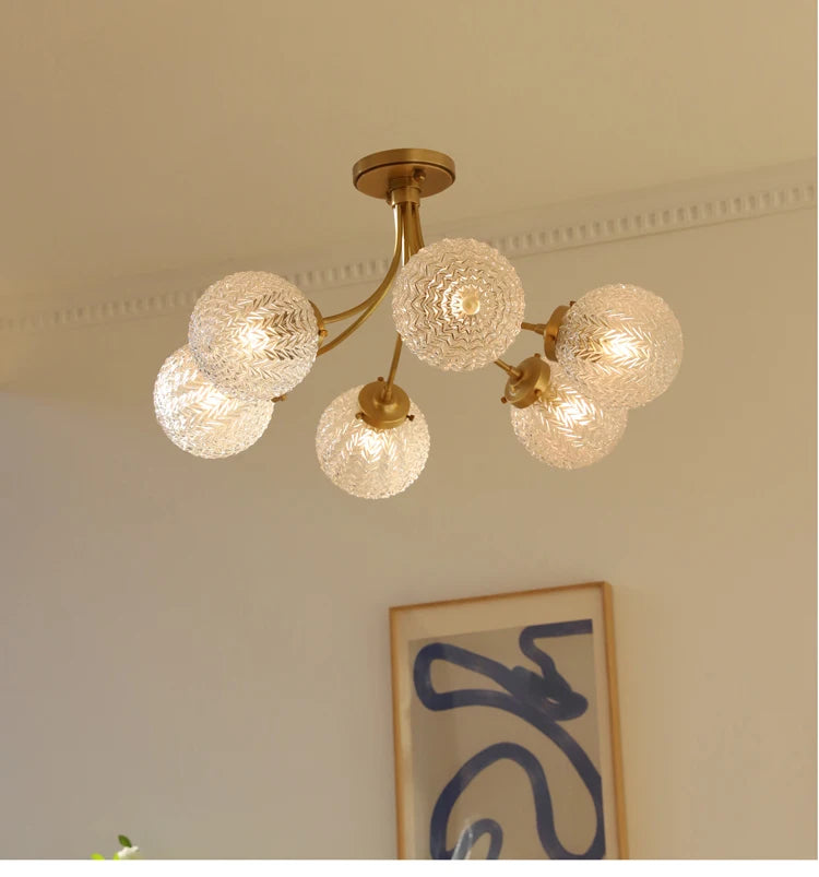 2025Modant Creative Glass Ball Acrylic Designer Ceiling Light for Living Room Bedroom Villa Home Decoration Hanging Light
