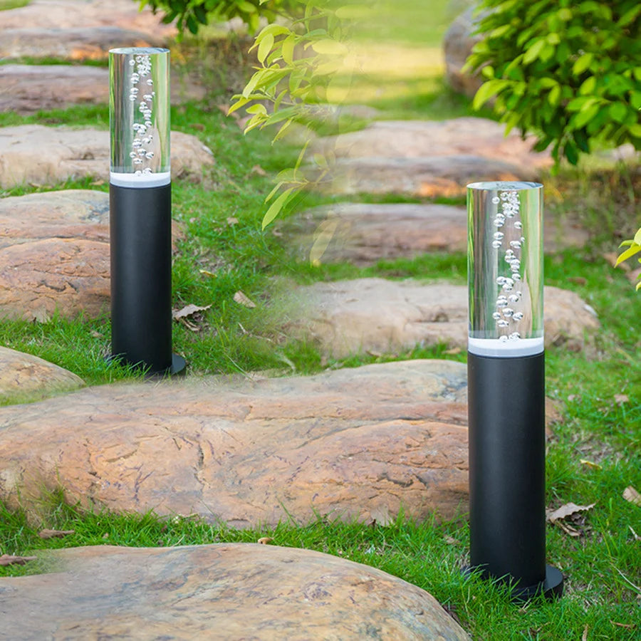 Outdoor Waterproof Acrylic LED Lawn Lamp 50/70CM Aluminum Pillar Garden Path Light Landscape Lawn Lights AC85-265V