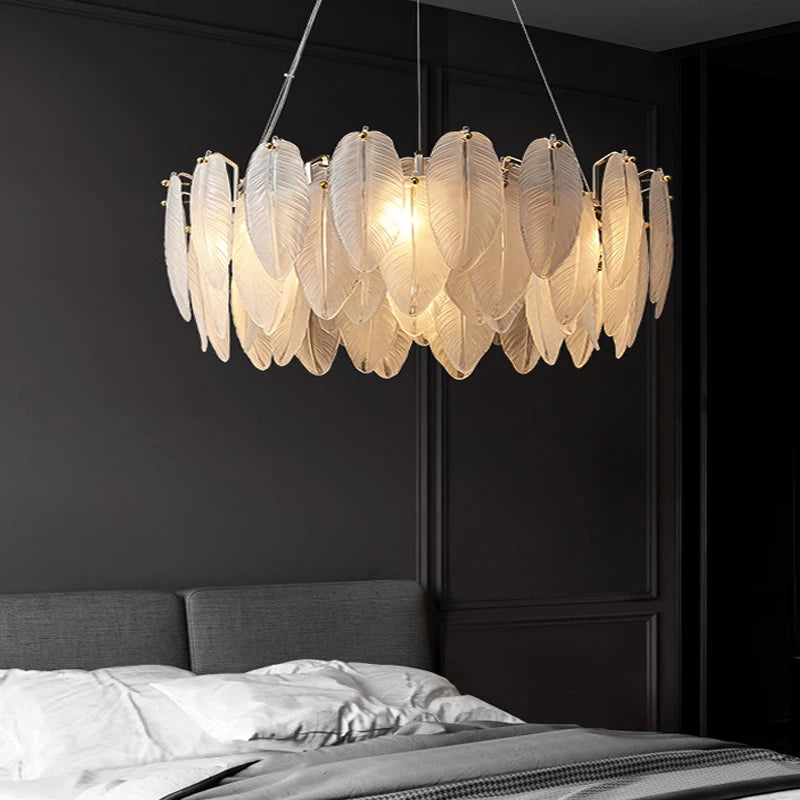 Modern dining room crystal chandelier kitchen LED ceiling chandelier living room crystal lamp home decor chandelier lighting