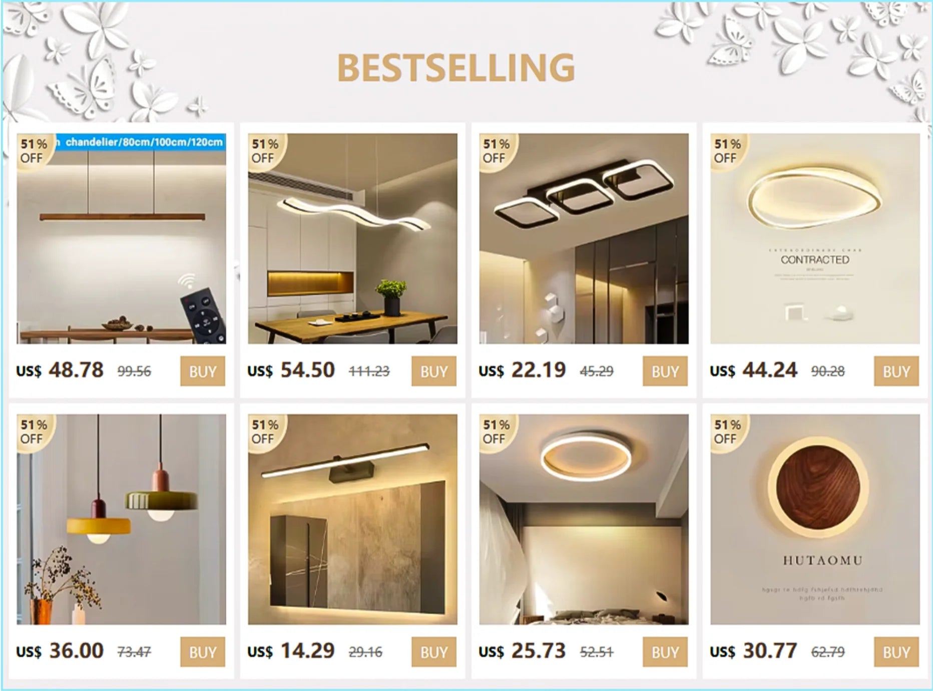 DAMIASMIL Retro Ceiling Lamp for Living Room Dining Room Bedroom Corridor Entrance Ceiling Lights E27 Indoor Lighting Fixtures