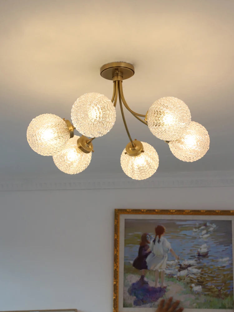 2025Modant Creative Glass Ball Acrylic Designer Ceiling Light for Living Room Bedroom Villa Home Decoration Hanging Light
