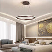 Modern Ring LED Chandelier Dimmable for Tables Dining Living Room Bedroom Kitchen Island Pendant Lamp Home Decor lusters Fixture