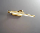 Modern Gold Copper Wall Light Rotatable Mirror Bathroom Bedroom Sconce Brass Simple Lamp GN421TN