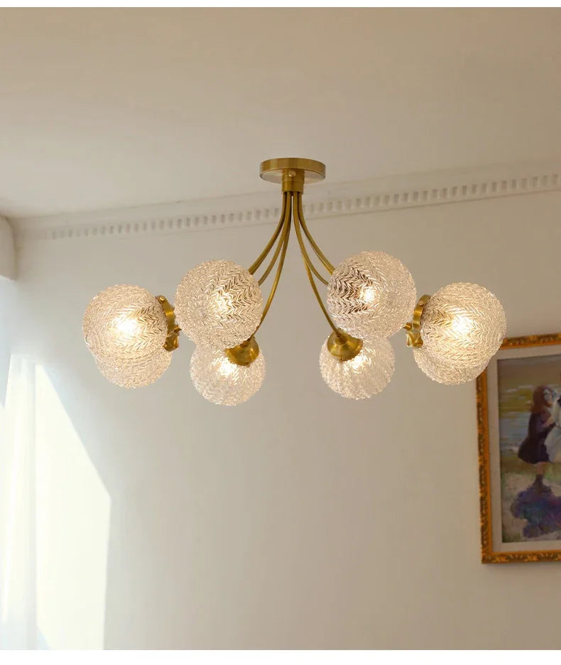 2025Modant Creative Glass Ball Acrylic Designer Ceiling Light for Living Room Bedroom Villa Home Decoration Hanging Light