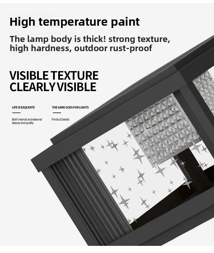 Solar Column Head Lamps Waterproof Courtyard Lamps Gate Pillar Lamps Wall Column Lamps Outdoor Villa Column Head Lamps