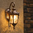Europe Outdoor Wall Light Retro Garden Yard Porch Lamp Residential Balcony Exterior Waterproof Lighting E27 Glass Fixtures
