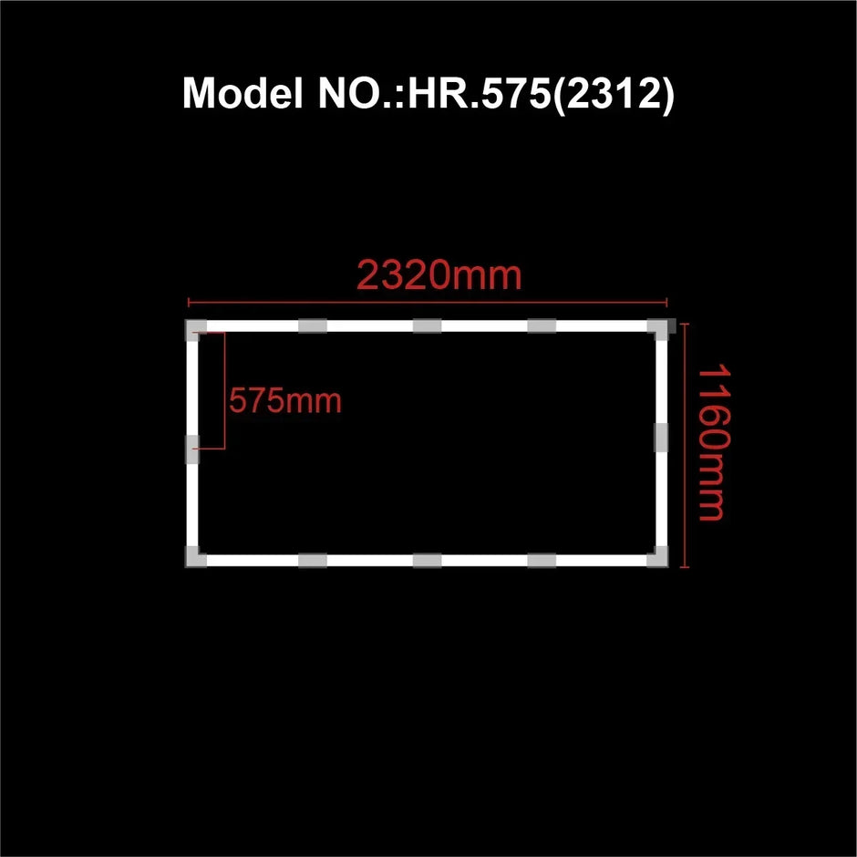 Office Extra Large Workshop LED Light 6500K Garage Ceiling Light Shop Light for Car Detailing Gym Supermarket Show  customized