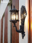 Outdoor Courtyard Pillar Entrance Waterproof Terrace Retro Courtyard Villa Exterior Wall Balcony Courtyard Wall Lamp