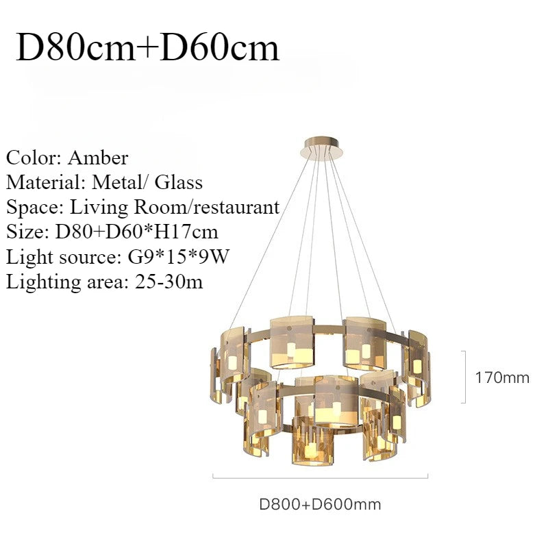 Modern Luxury Living Room Pendant Light Minimalist Bedroom Designer Home Lamp Creative Restaurant Bar Counter Main Light