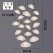 Nordic home decoration, stair chandelier, living room and dining room Pendant lights, ceiling light, indoor lighting