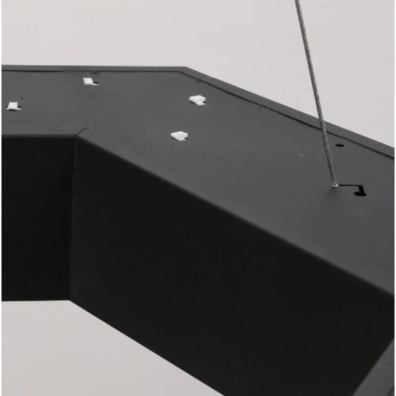 Creative Hexagonal Led Lamps Office Chandelier Round Simple Y-shaped splicing Special-Shaped Chandelier Gym Office Light
