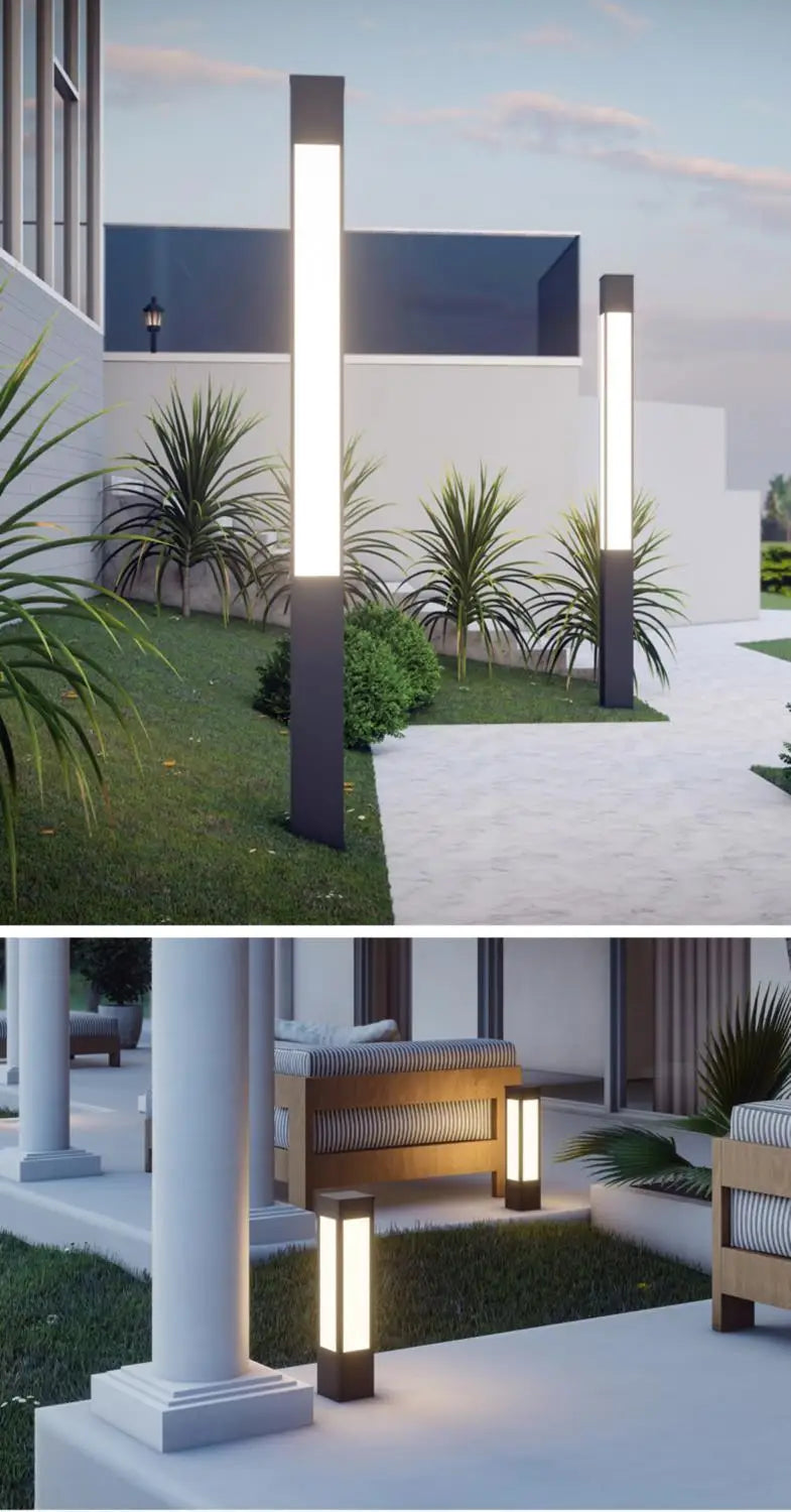 Landscape lights are connected to the community, garden landscape lights, and courtyard lights are now made of solar energy