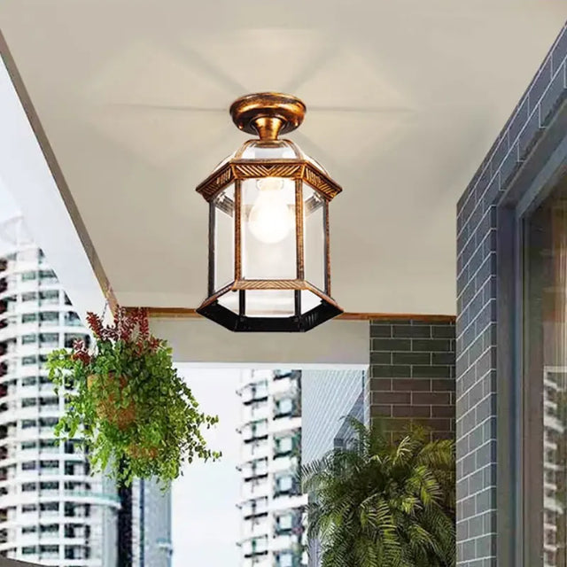 European Waterproof Balcony Ceiling Light Corridor Corridor Corridor Courtyard Door Eaves Pavilion Lighting