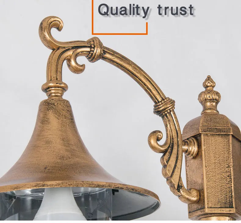 European Outdoor Waterproof Garden Light Villa Courtyard Lawn Lamp Community Park High Pole Street Lamps Landscape Lighting